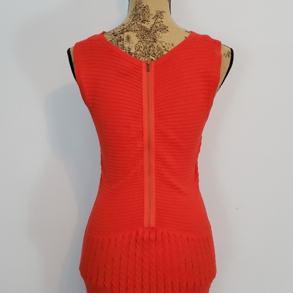 Autumn Cashmere Red Sweater Dress - Picture 5 of 8